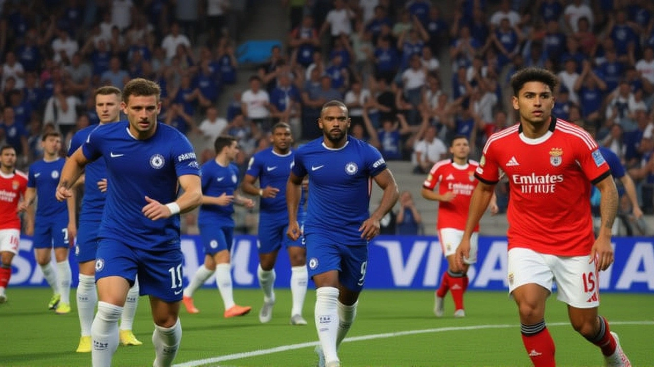 Chelsea’s 4‑1 comeback beats Benfica after two‑hour lightning delay